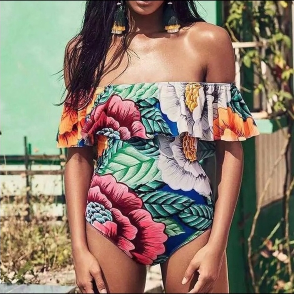 Floral One-Piece Swimsuit
